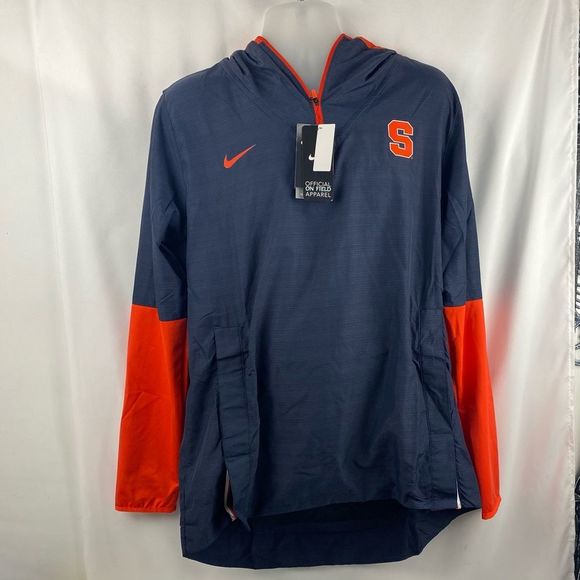 Nike Syracuse Orange Pullover Repel On-Field Jacket CQ5235-419 // Large New - Picture 2 of 11